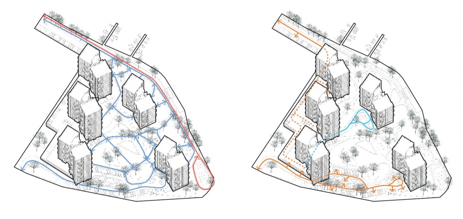 Dzīvojamo ēku komplekss Juglas krastmalā