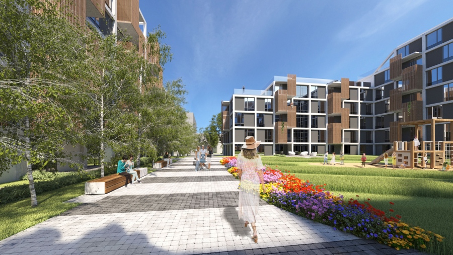 Daudzdzīvokļu ēku komplekss Rīgā