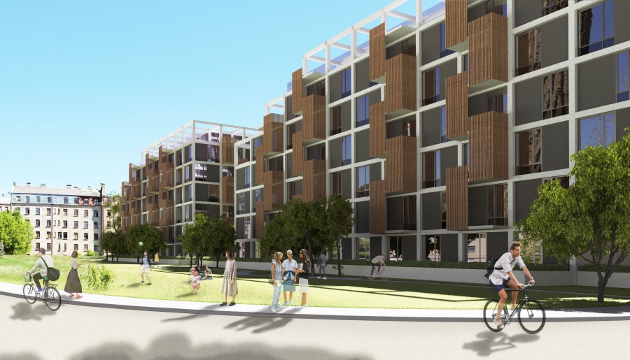 Daudzdzīvokļu ēku komplekss Rīgā