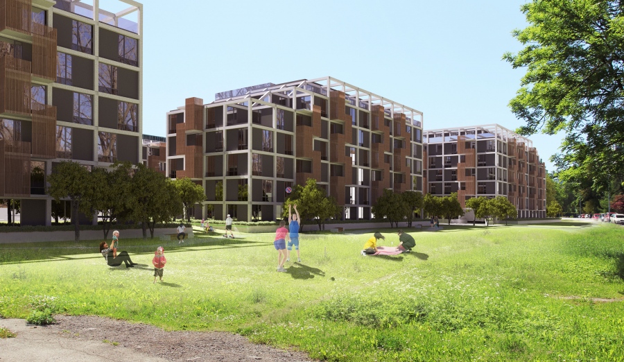 Daudzdzīvokļu ēku komplekss Rīgā