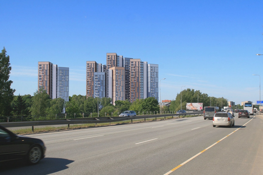 Dzīvojamo ēku komplekss Juglas krastmalā