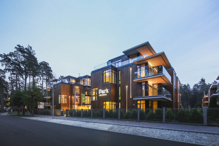 Daudzdzīvokļu ēku komplekss Jūrmalā