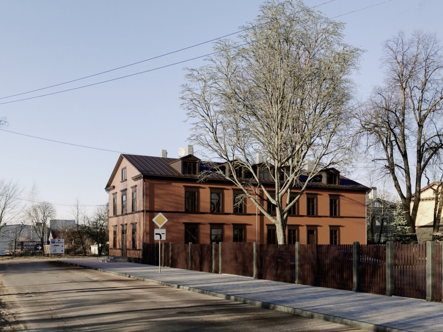 Dzīvojamās ēkas pārbūve Ķīpsalā