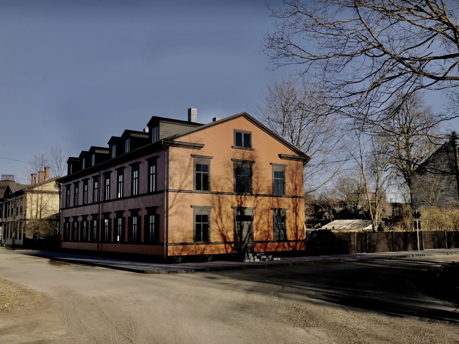 Dzīvojamās ēkas pārbūve Ķīpsalā