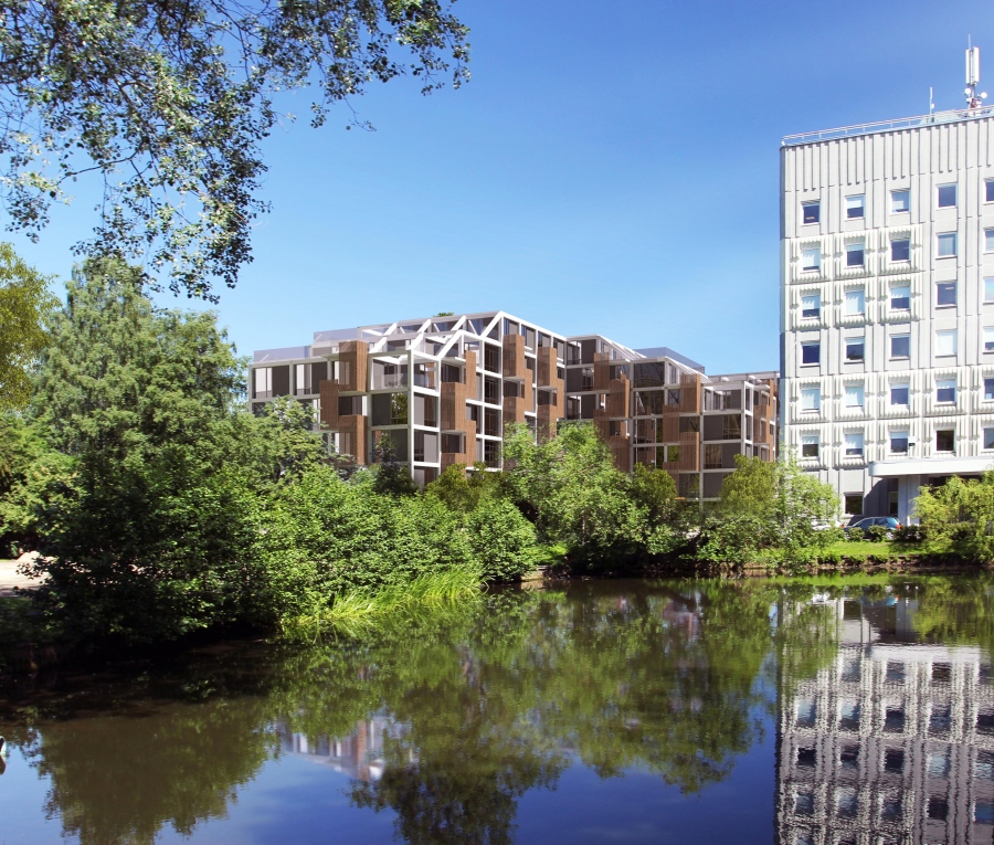 Daudzdzīvokļu ēku komplekss Rīgā